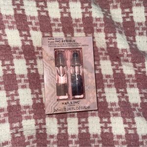 New Nail Inc Feeling Vibrations INC. REDIBLE Crystal Rollerball Duo Lip Gloss